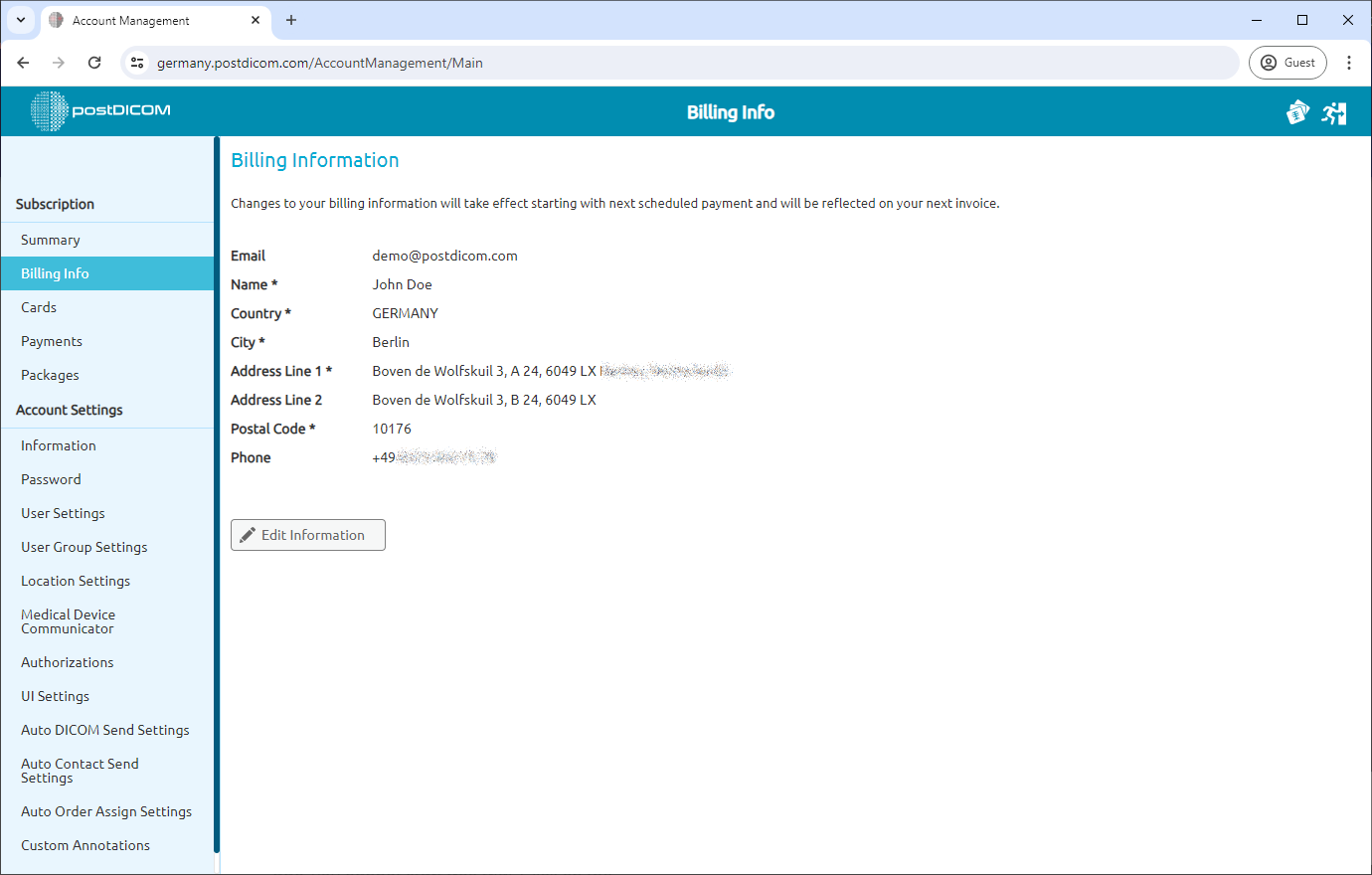 How to Manage Your Billing Information