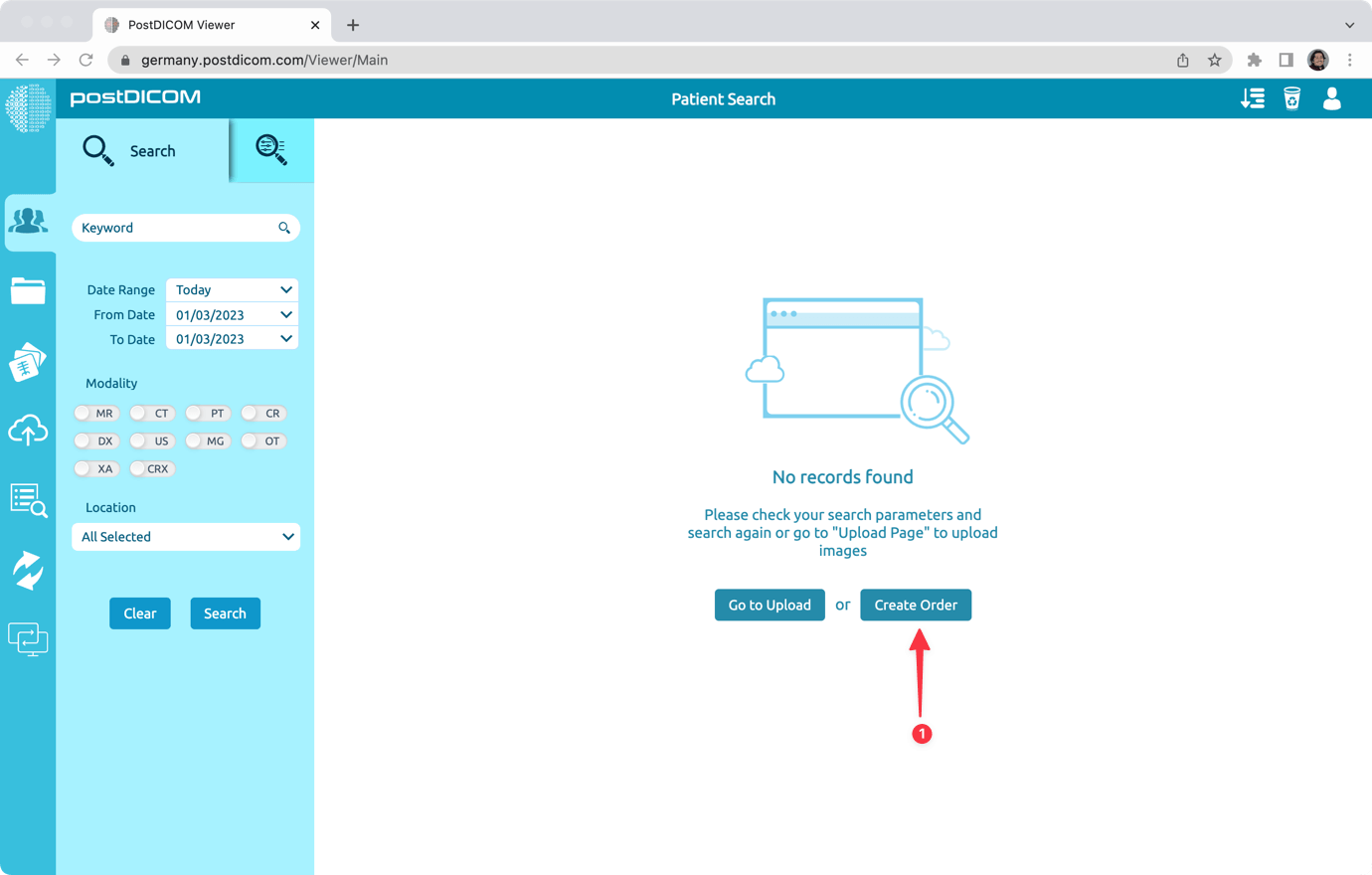 Manually Creating Patient Orders