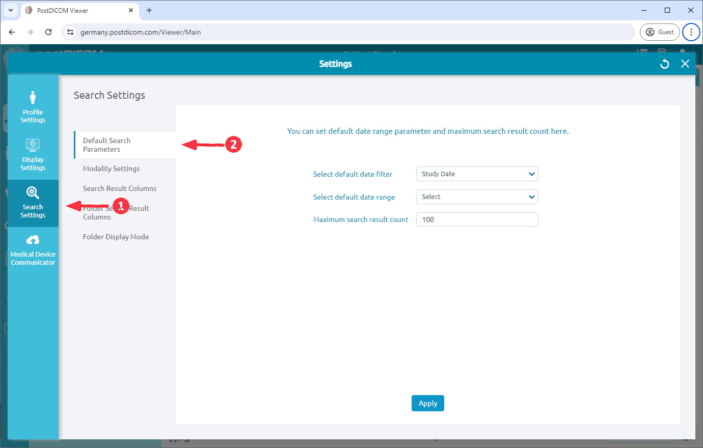 Updating Default Date Filter And Default Date Range