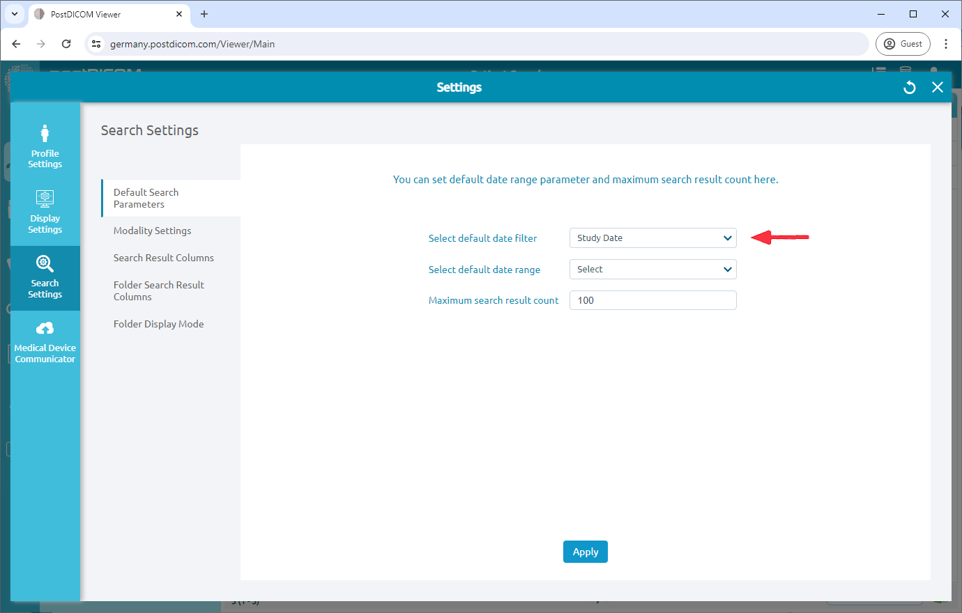 Updating Default Date Filter And Default Date Range